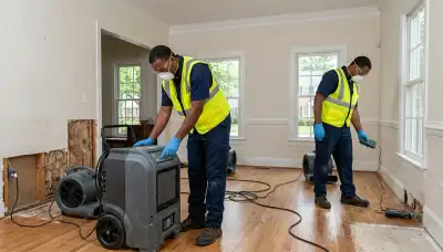 Water damage restoration team serving Virginia Beach, VA for emergency cleanup and repairs