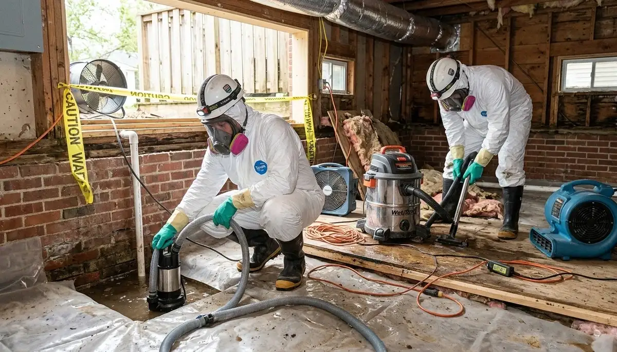 Water damage restoration services in Virginia Beach, VA